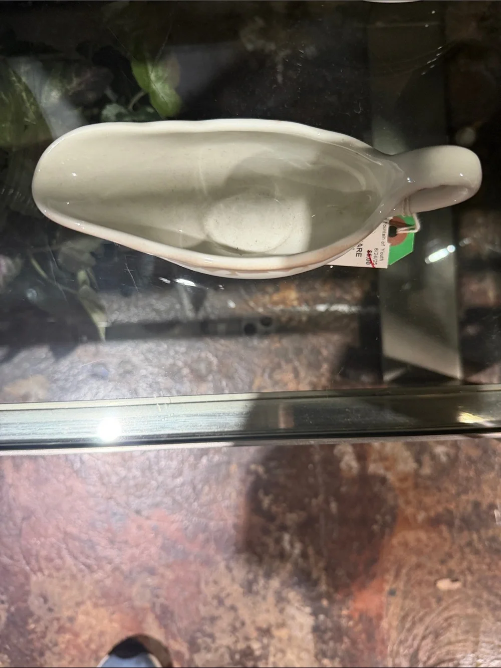 Porcelain Gravy Boat - White -